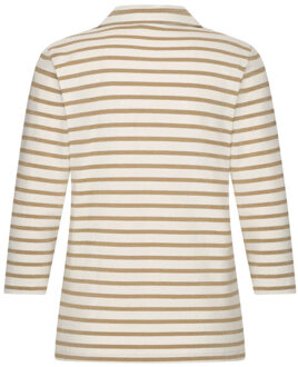 HV Polo Top korte mouw 04031011 carmen - maat 42 Beige