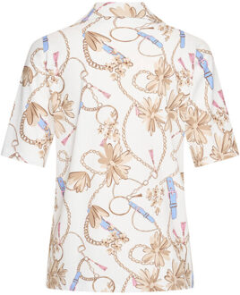 HV Polo Top korte mouw 04031013 lycric Wit - 40