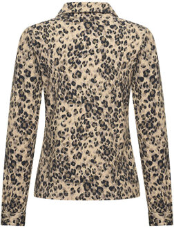 HV Polo Top lange mouw 0403103754 ubana - maat 48 Beige