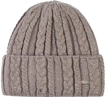 HV Society Beanie hvsbia - maat One size Taupe