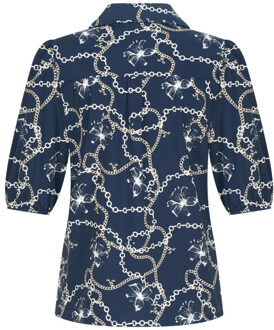 HV Society Blouse hvsmaurea - maat 36 Blauw