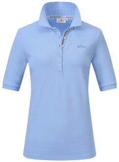 HV Society Poloshirt hvsabi ms Lichtblauw - 36