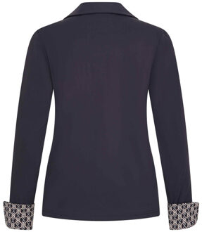 HV Society Poloshirt hvsleslie - maat 36 Blauw