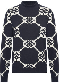 HV Society Pullover hvsluna Blauw - 44