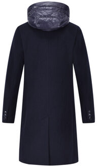 HV Society Woolmix coat hvsarianna - maat 36 Blauw