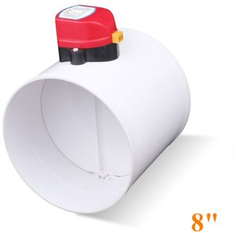 Hvac 200Mm Air Demper Klep Elektrische Gemotoriseerde Terugslagklep Voor 8 Inch Ventilatie Magneetventiel Met Actuator 220V 24V 12V AC110V