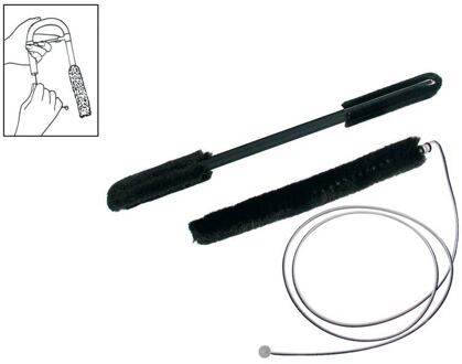 HW E-BST reinigerset voor trompet reinigerset voor trompet, doortrekwisser voor stembuis, dubbele wisser voor ventielhuis