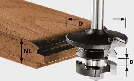 HW S8 D43/21 A/KL Contraprofielfrees mes HW 491130