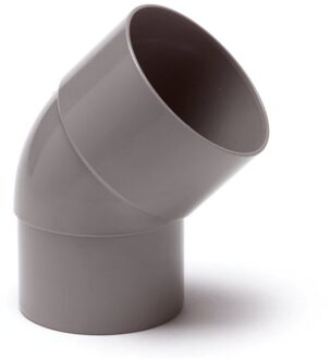 HWA bocht 45°, pvc, inwendig lijm x spie