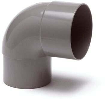 HWA bocht 87°, pvc, inwendig lijm x spie