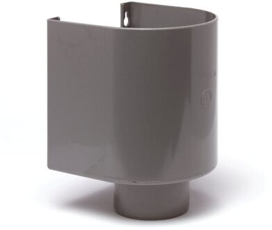 HWA vergaarbak, pvc, grijs, halfrond