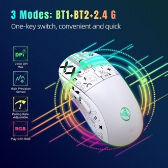 HXSJ Keyboard and Mouse Combo Wired K68 RGB Streamer Mini Gaming Keyboard Membrane Keyboard and 2.4G Wireless Mechanical RGB Gaming Mouse 3600DPI 11 RGB Lighting Modes for Game/Office