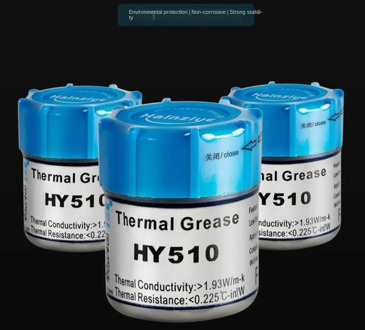 HY510 20g Grey Silicone Compound Thermal Paste Conductive Grease Heatsink For CPU GPU Chipset notebook Cooling with scraper
