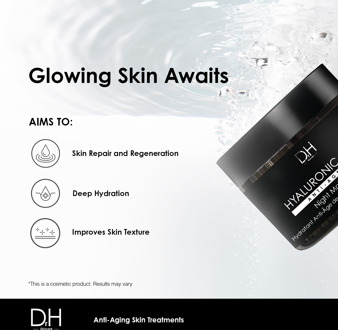 Hyaluronzuur Anti-Aging Nacht Hydrator 60ml - One Size