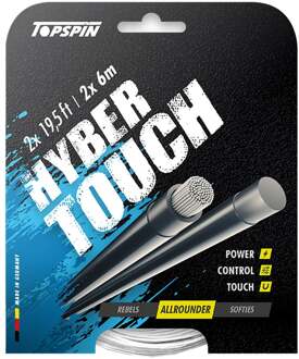 Hyber Touch 2 X 6m Set Snaren-Wit - 1.30