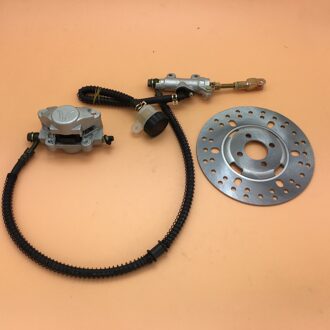 Hydraulische Disc Achter Remklauw Systeem + Pads 200cc 250cc Quad Crossmotor ATV