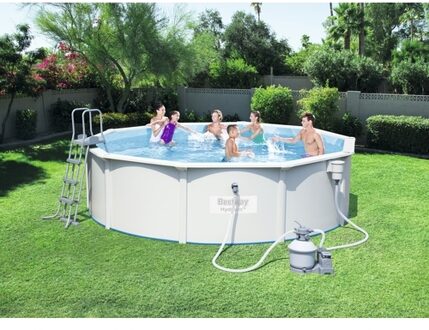 Hydrium 4.60m x 1.20m, Grijs/Blauw