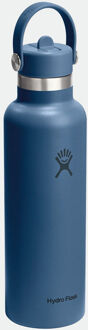 Hydro Flask 21 Oz Standard Flex Straw Cap Drinkfles Blauw - One size