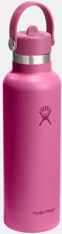 Hydro Flask 21 Oz Standard Flex Straw Cap Drinkfles Paars - One size