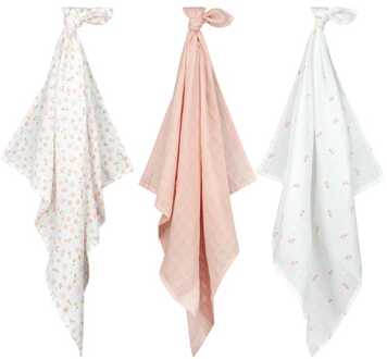 hydrofiele luiers bloemen 3 stuks