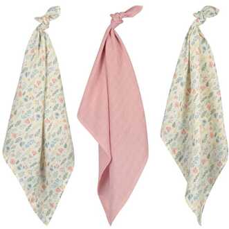 hydrofiele luiers bloemen 3 stuks