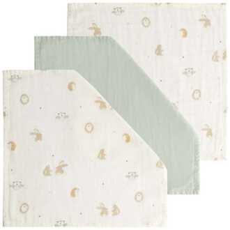 hydrofiele monddoek kleine vriendjes 3 stuks