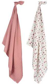 hydrofiele multidoeken bloemen 2 stuks