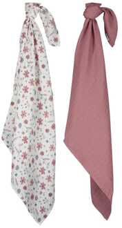 hydrofiele multidoeken bloemen 2 stuks