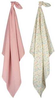 hydrofiele multidoeken bloemen 2 stuks