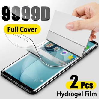 Hydrogel Screen Protector For Samsung Galaxy S10 S10E S9 S8 S20 Plus Full Cover Protective Film For A51 A50 A70 A71 Not Glass