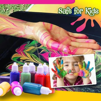 Hydrographics Water Transfer Marbling Painting Set Painting on Water Drawing Tools Kit DIY Child Artists Creativity