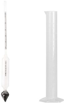 Hydrometer Tester Vintage Meten Fles Set Gereedschap Alcoholmeter Alcohol Meter Wijn Concentratie Meter 0-50/0-100 Hydrometer