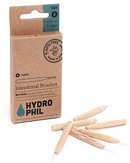 Hydrophil Tandenragers 0,40mm Met Bamboe Handvat En Nylon Van Castorolie (6st)