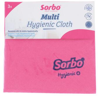 Hygienic+ Huishouddoekjes set a 3 Roze