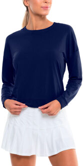Hype Longsleeve Dames-donkerblauw - XL