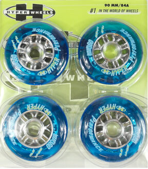 Hyper Inline wielen Skeeler Wielen 90 Kobalt