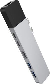 Hyper Net hub voor USB-C Macbook pro (Zilver)