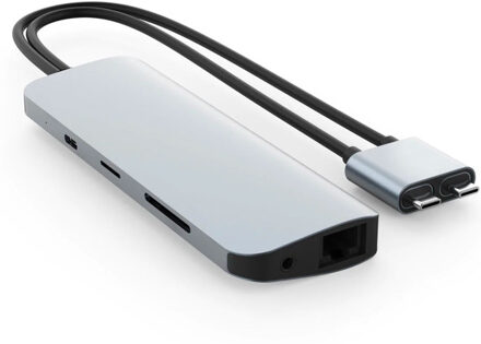 Hyper Viper 10-in-2 USB-C Hub silver Grijs (Space Gray)