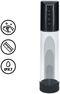 HyperPump - Oplaadbare Penis Pomp - Gun Metal