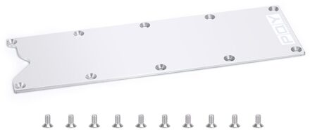 Hypertune Vallei Pan Cover Plaat Low Profile Klop Sensor Verwijderen Voor Lsx LS1 Gen 3 HT-VCC03 zilver