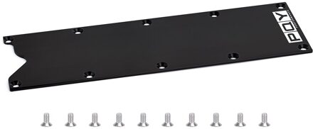 Hypertune Vallei Pan Cover Plaat Low Profile Klop Sensor Verwijderen Voor Lsx LS1 Gen 3 HT-VCC03 zwart