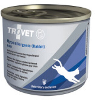 Hypoallergenic RRD met konijn natvoer kat 6 x 200 g