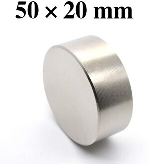 HYSAMTA 1 stks/partij N52 Neodymium Magneet 50*20mm Kleine Disc Ronde Super Sterke Magneten 50X20mm magneten