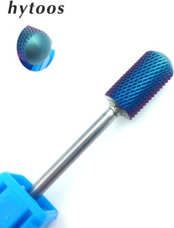 Hytoos Ronde Top Carbide Nail Drill Bit 3/32 "Blauw Tungsten Carbide Burr Manicure Bits Boor Accessoires Frees Gereedschap
