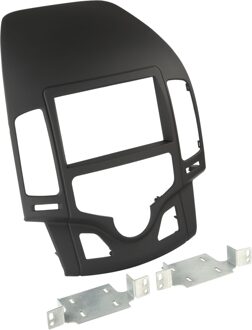 Hyundai 2-DIN Paneel Hyundai I30 2007-2012 Kleur: Rubbertouch Zwart 3911433011