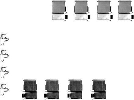 Hyundai Accessoireset, schijfremblok 82050200