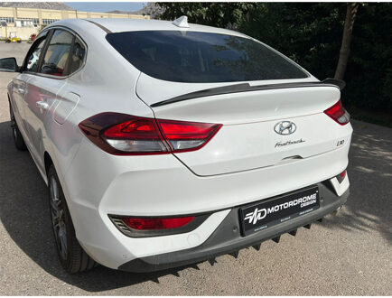 Hyundai Achterspoilerlip passend voor Hyundai i30 III Fastback incl. N-Line 2017- (ABS Glanzend zwart) TSHY34