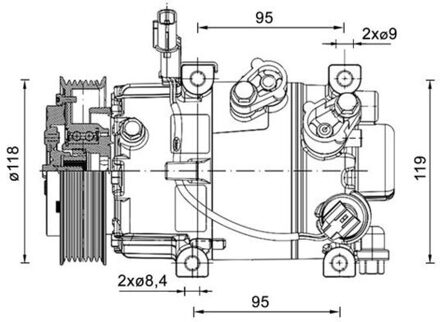 Hyundai Air Compressor Hyundai ACP1463000P