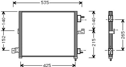 Hyundai Airco Condensor 1.0 / 1.1 82005062
