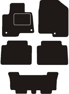 Hyundai Automatten passend voor Hyundai Grand Santa Fe 7 personen 2014 - MSN1360894